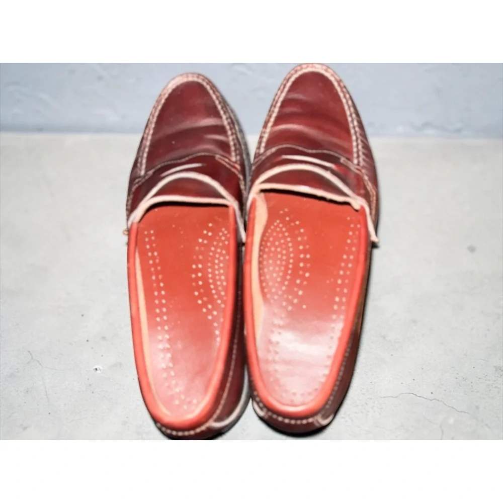 Vintage Dexter USA Handsewn Leather Penny Loafers – Men's 9D – Oxblood